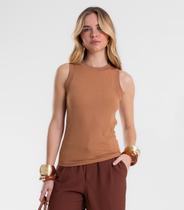 Regata Feminina Endless Marrom Regata Feminina Endless Marrom