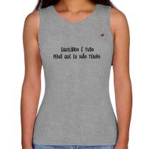 Regata Feminina Equilíbrio é tudo - Foca na Moda