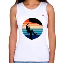 Regata Feminina Escalada Vintage Sunset - Foca na Moda Regata Feminina Escalada Vintage Sunset - Foca na Moda
