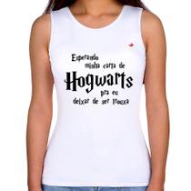 Regata Feminina Esperando minha carta de Hogwarts - Foca na Moda