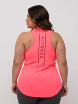 Regata Feminina Estampada Plus Size Dry Fit