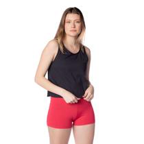 Regata Feminina Estilo do Corpo Dry Preta