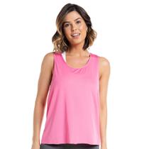 Regata Feminina Estilo do Corpo Esportiva Rosa