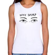 Regata Feminina Eyes Stay Sharp - Foca na Moda