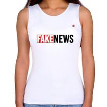 Regata Feminina Fake News - Foca na Moda Regata Feminina Fake News - Foca na Moda