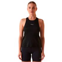 Regata Feminina Fila Corre Run Nadador Microfuros Preto