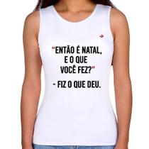 Regata Feminina Fiz o que deu - Foca na Moda Regata Feminina Fiz o que deu - Foca na Moda