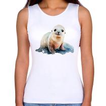 Regata Feminina Foca Bebê - Foca na Moda Regata Feminina Foca Bebê - Foca na Moda