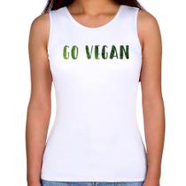 Regata Feminina Go Vegan - Foca na Moda
