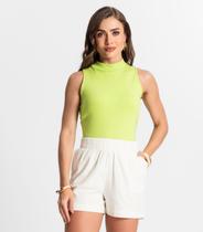 Regata Feminina Gola Alta Endless Verde Regata Feminina Gola Alta Endless Verde