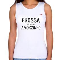 Regata Feminina Grossa porém um amorzinho - Foca na Moda Regata Feminina Grossa porém um amorzinho - Foca na Moda