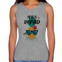 Regata Feminina Hello Verão - Foca na Moda