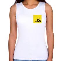 Regata Feminina JavaScript - Foca na Moda Regata Feminina JavaScript - Foca na Moda