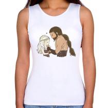 Regata Feminina Khal Drogo e Daenerys Targaryen - Foca na Moda Regata Feminina Khal Drogo e Daenerys Targaryen - Foca na Moda