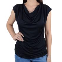 Regata Feminina Lado Avesso Preta - L12640