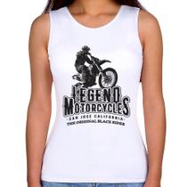 Regata Feminina Legend Motorcycle - Foca na Moda Regata Feminina Legend Motorcycle - Foca na Moda