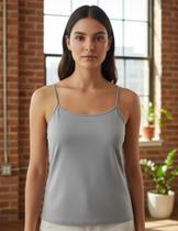 Regata Feminina Malwee Básica Algodão Premium Camiseta Sem Manga Casual Confortável Original Regata Feminina Malwee Básica Algodão Premium Camiseta Sem Manga Casual Confortável Original