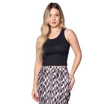 Regata Feminina Mormaii Curta Canelada Preto