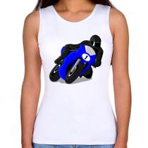 Regata Feminina Moto Corrida - Foca na Moda Regata Feminina Moto Corrida - Foca na Moda