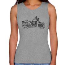 Regata Feminina Moto Custom - Foca na Moda Regata Feminina Moto Custom - Foca na Moda