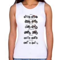 Regata Feminina Moto Custom Types - Foca na Moda Regata Feminina Moto Custom Types - Foca na Moda