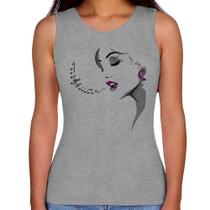 Regata Feminina Mulher Cantando - Foca na Moda Regata Feminina Mulher Cantando - Foca na Moda