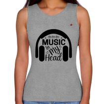 Regata Feminina Music in my head - Foca na Moda