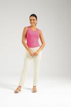 Regata Feminina Nadador Alice Básica Puro Algodão Premium