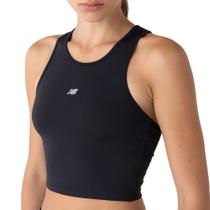 Regata Feminina New Balance Harmony Rib Performance Preto