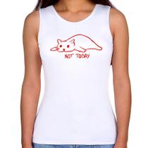 Regata Feminina Not Today - Foca na Moda Regata Feminina Not Today - Foca na Moda