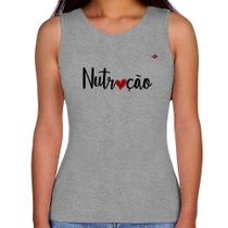 Regata Feminina Nutrição por amor - Foca na Moda Regata Feminina Nutrição por amor - Foca na Moda