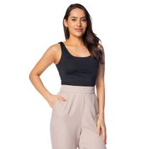 Regata Feminina Olho Fatal Poliamida Básica Preto Regata Feminina Olho Fatal Poliamida Básica Preto