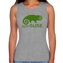 Regata Feminina openSUSE Linux Logo - Foca na Moda