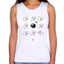 Regata Feminina Ovelha Negra - Foca na Moda Regata Feminina Ovelha Negra - Foca na Moda