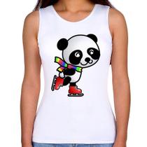 Regata Feminina Panda de Patins - Foca na Moda