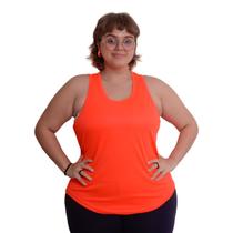 Regata Feminina Plus Size Blusa Academia Dry Fitness Malha Fria Regata Feminina Plus Size Blusa Academia Dry Fitness Malha Fria