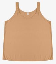 Regata Feminina Plus Size Infinita Cor Laranja