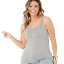 Regata Feminina Plus Size Livia de Viscolycra 1123-C1