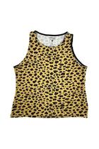 Regata Feminina Plus Size Reta Folhagem Em Viscose Malwee