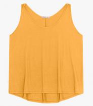 Regata Feminina Plus Size Secret Glam Amarelo Regata Feminina Plus Size Secret Glam Amarelo