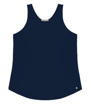 Regata Feminina Plus Size Secret Glam Azul Regata Feminina Plus Size Secret Glam Azul