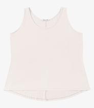 Regata Feminina Plus Size Secret Glam Bege Regata Feminina Plus Size Secret Glam Bege