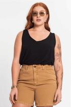 Regata Feminina Plus Size Secret Glam - Conforto e Estilo