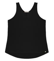 Regata Feminina Plus Size Secret Glam Preto Regata Feminina Plus Size Secret Glam Preto