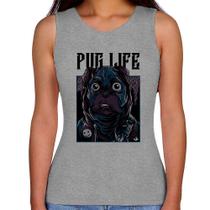 Regata Feminina Pug Life - Foca na Moda
