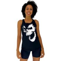 Regata Feminina Recorte Nadador MXD Conceito Gorilla Skull