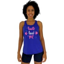 Regata Feminina Recorte Nadador MXD Conceito Hustle Hard Girl