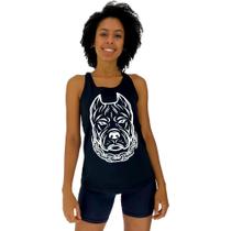 Regata Feminina Recorte Nadador MXD Conceito Pitbull Gangster