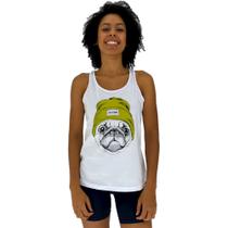 Regata Feminina Recorte Nadador MXD Conceito Pug It's Cool Regata Feminina Recorte Nadador MXD Conceito Pug It's Cool