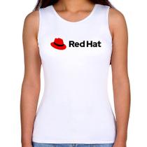 Regata Feminina Red Hat Linux Logo - Foca na Moda